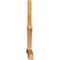 Ekena Millwork Davenport Rough Sawn Timber Gable Bracket, Western Red Cedar, 96"W x 56"H x 4"D x 4"F, 14/12 Pitch GBW096X56X0404DAV00RWR - alternate 4